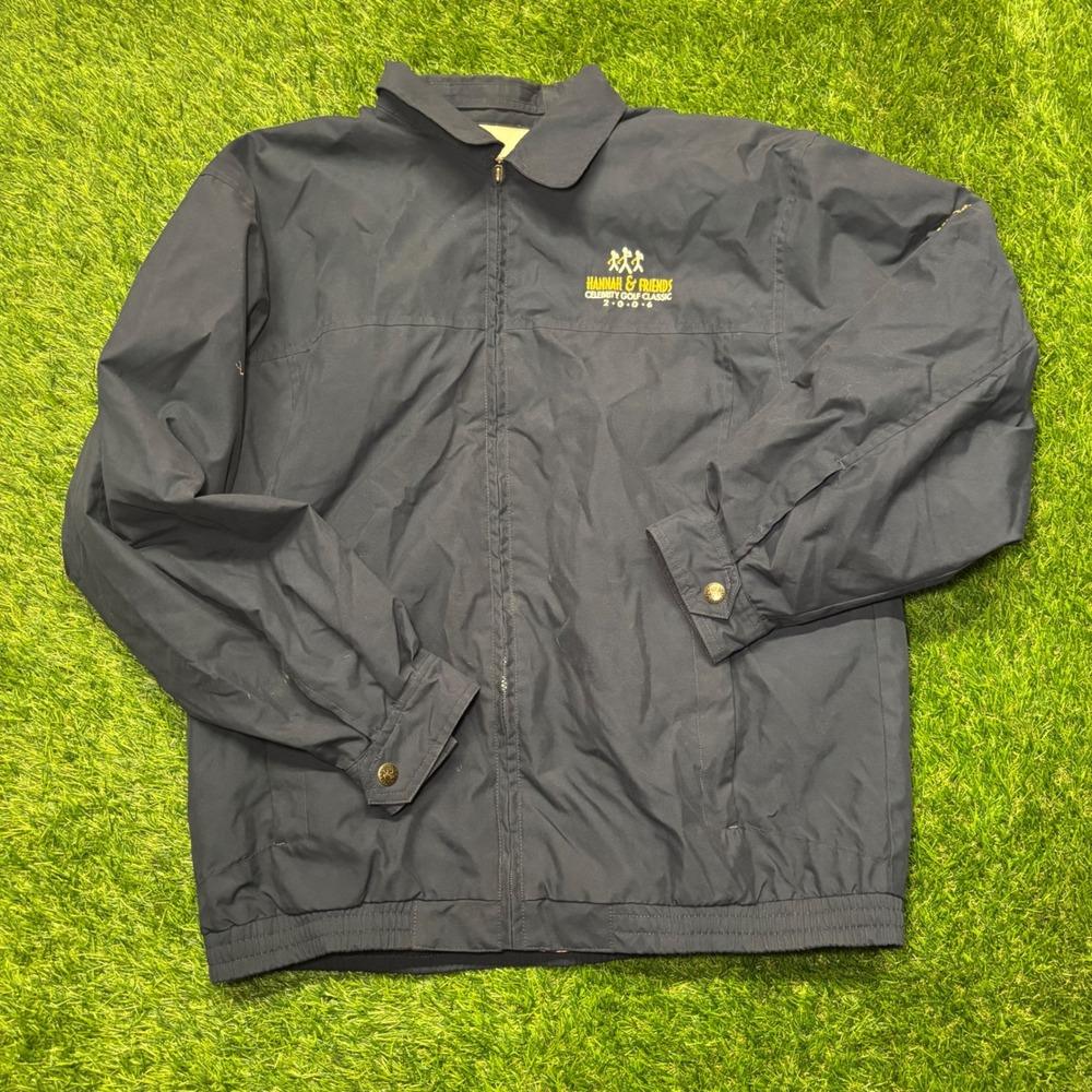 Saint Andrews Navy Hannah & Friends Celebrity Golf Classic 2006 Jacket Mens XL